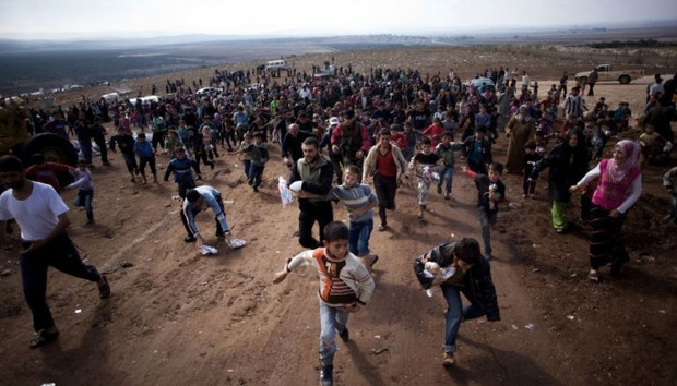 Сирійських біженців розстрілюють прямо на турецькому кордоні. Фото: svopi.ru.