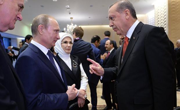 Путін та Ердоган. Ілюстрація:inosmi.ru