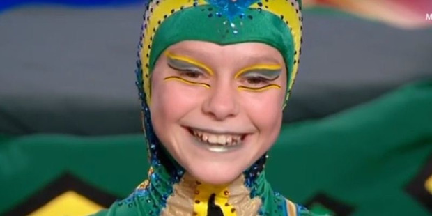 "Україна має талант-8": гутаперчева дівчинка всіх просто шокувала. Фото: СТБ.