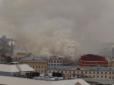 Все-таки не Ярош: В диму над палаючою будівлею Міноборони Росії проявився знайомий образ, - соцмережі (фотофакти)