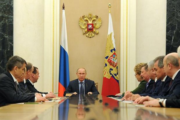 Засідання Ради безпеки РФ. Ілюстрація:dt.ua