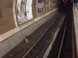 Чоловікові відрізало ногу: Очевидці в київському метро намагалися зупинити потяг, що мчав на пасажира, але безуспішно (відео)