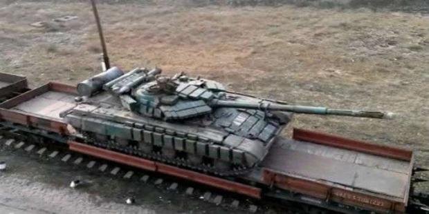 ДТП сталася під час транспортування танків. Фото: соцмережі.