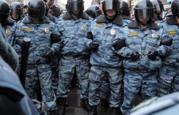 Російські силовики. Фото: vnews.agency.