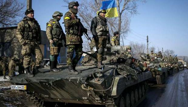 Українська армія в зоні АТО. Ілюстрація:uapress.info