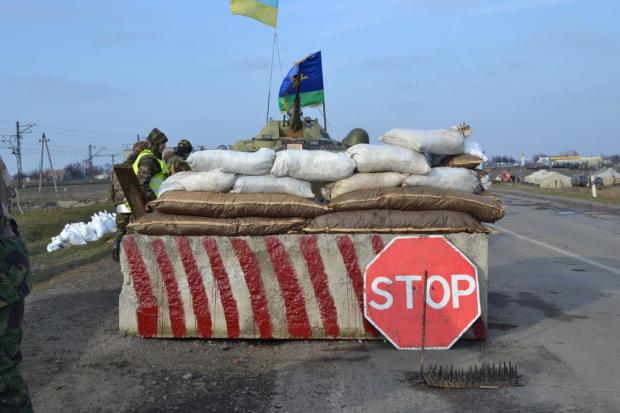 Український блокпост у зоні АТО. Фото: teplykrda.gov.ua.