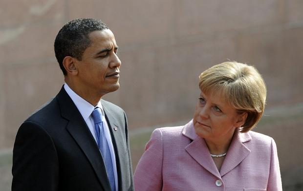 Обама і Меркель. Фото: ЖЖ