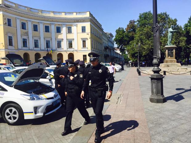 Патрульна поліція у Одесі. Фото: РБК.