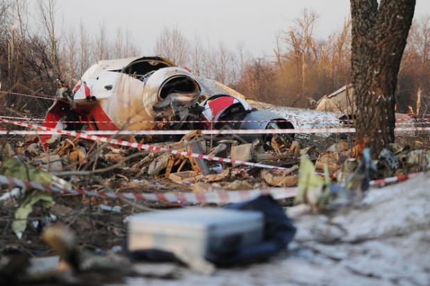 На місці катастрофи під Смоленськом. Фото: gazeta.ru.