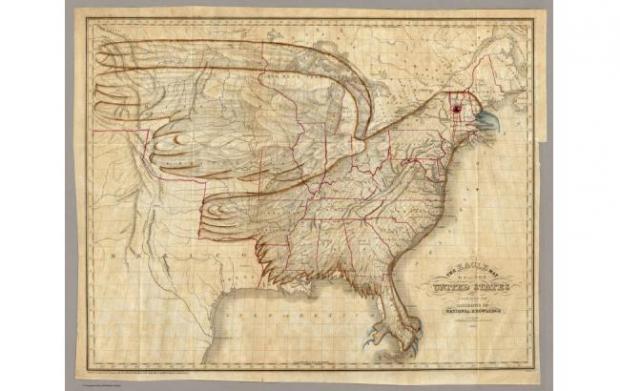 В підборці американського колекціонера понад 300 старовинних карт, на яких зображені території нашої країни. Фото: Карти з колекції Девіда Рамсі (davidrumsey.com)
