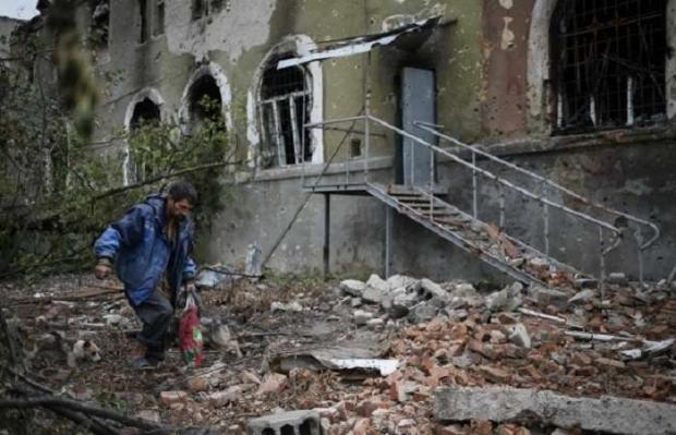 Зруйнований Донбас. Ілюстрація:blog.i.ua