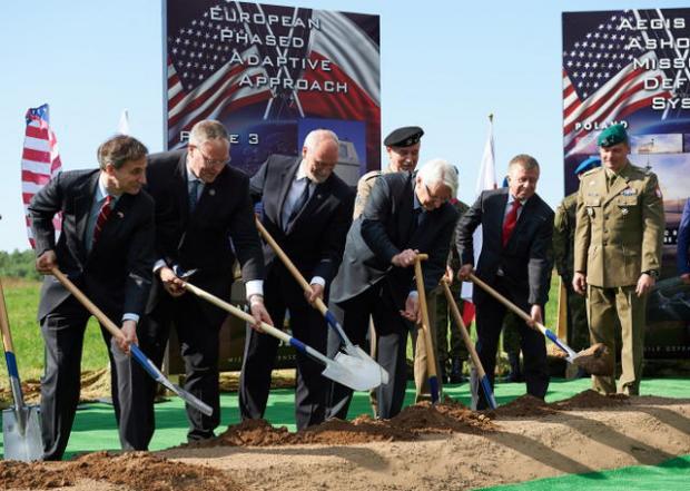Відкриття будівництва бази США у Польщі. Фото:http://www.radiopolsha.pl/