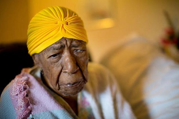 116-річна довгожителька Сюзанна Мушатт Джонс. Фото: spoki.tvnet.lv