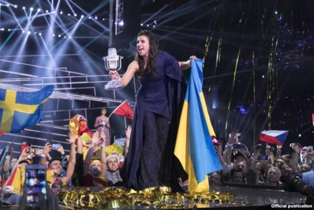 Українська переможниця "Євробачення-2016" Джамала. Фото: blitz.if.ua