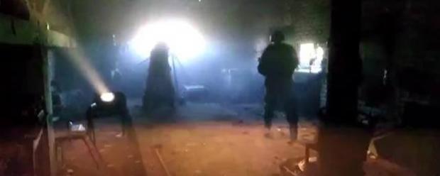 Під час обстрілу Авдіївки. Фото: скріншот з відео.