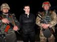 Савченко побувала у зоні АТО та сіла за штурвал вертольота (фото)
