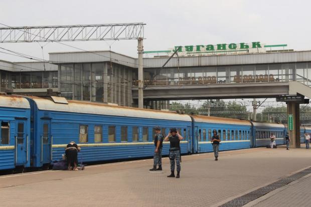 Вокзал Луганська у 2014-му. Фото: cxid.info.