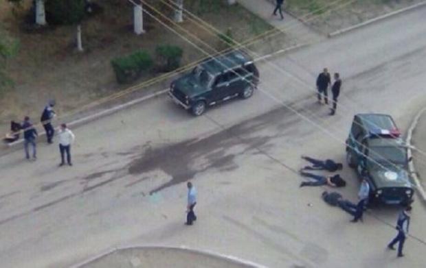 Затримання учасників теракту в Актобе. Ілюстрація:www.rbc.ua