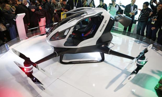 У Китаї розробили перший в світі пасажирський безпілотник. Фото: 2000.ua