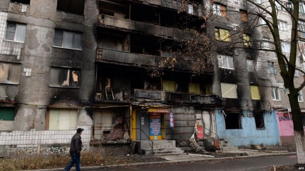 Знищені міста Донеччини. Фото: radiosvoboda.org