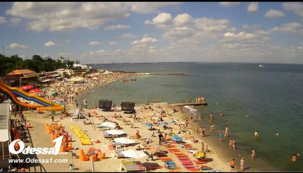 Пляж Одеси. 16 червня 2016 року. Фото: КРИМський УКР