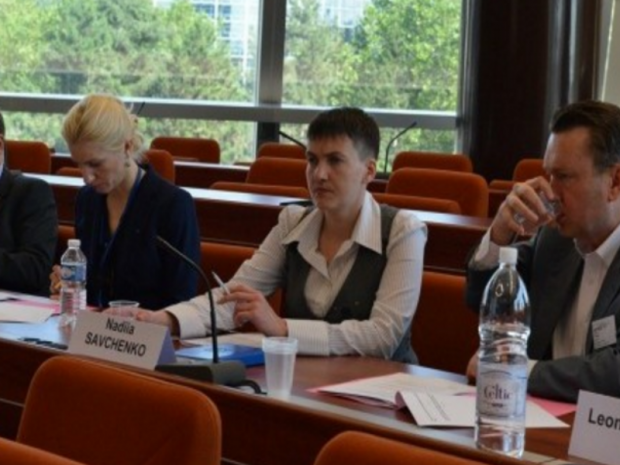 Надія Савченко розпочала роботу в ПАРЄ. Фото:www.unian.ua
