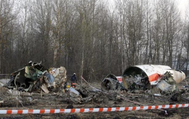 Останки літака, на якому розбився польський президент. Фото:www.rbc.ua