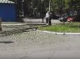 Радіокерований фугас: У центрі Донецька пролунав вибух (відео)