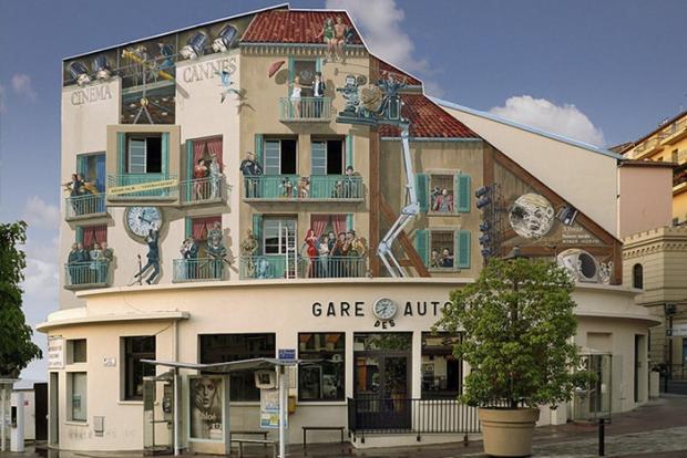Французький художник перетворює стіни будівель на справжні витвори мистецтва. Фото: Patrick Commecy