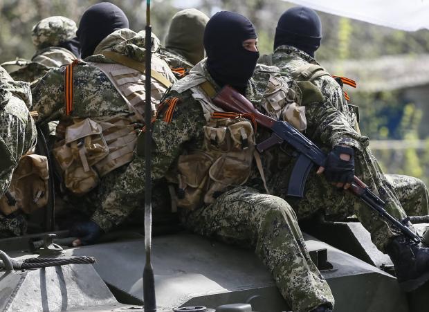 Російські бойовики на Донбасі. Фото: dt.ua.
