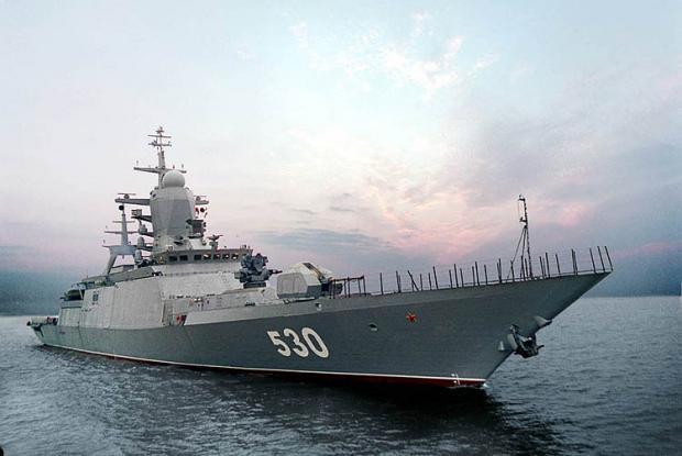 Російський військовий корабель опинився біля кордонів Латвії. Ілюстрація:dt.ua
