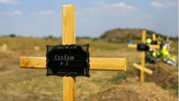 Кладовище бойовиків на Донбасі. Фото: sockraina.com.