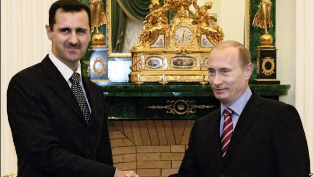 Б.Асад і В.Путін. Фото: cont.ws.