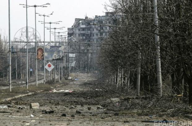 Розбитий Донецьк. Фото: newsonline24.com.ua