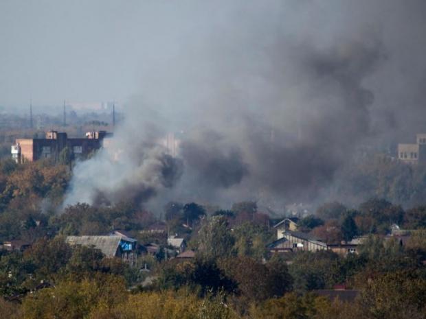 Пожежі у Авдіївці. Ілюстрація: Депо.