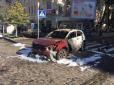 Вбивство Павла Шеремета: Опубліковані перші фото з місця вибуху авто