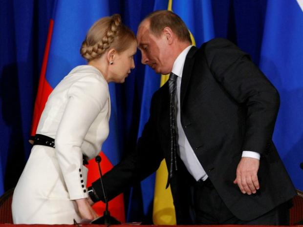 Юлія Тимошенко і Володимир Путін. Фото: politicua.com