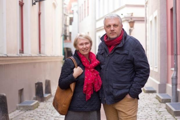 Олена Притула і Павло Шеремет. Фото: Никита Кузьмин.
