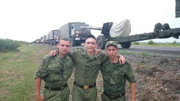 Російська армія на Донбасі. Фото:соцмережі