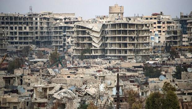 Джобар - район Дамаска, контролируемый боевиками группировки Джебхат ан-Нусра. Архивное фото