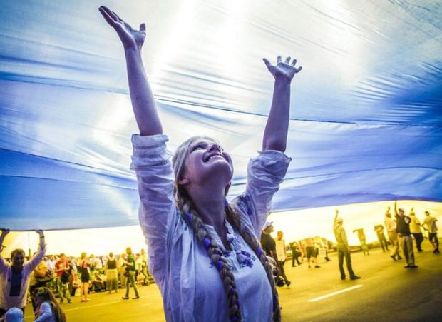 Україна святкуватиме 25-річчя Незалежності. Фото: afisha.tochka.net.