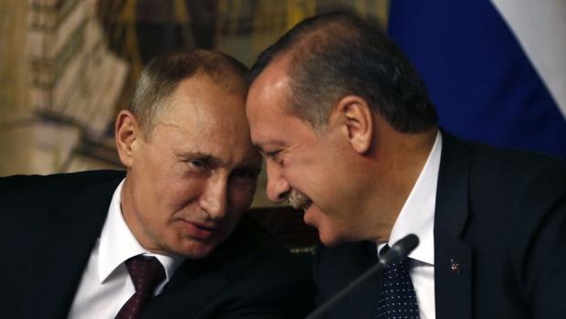 Володимир Путін та Реджеп Ердоган. Фото: www.ntv.ru.