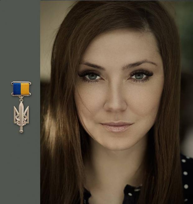 "Народний герой України" Лілія Болбат. Фото: soldat-student.com.ua.