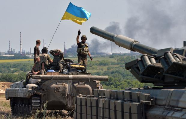 Українські військові в зоні АТО. Фото: Фейсбук.