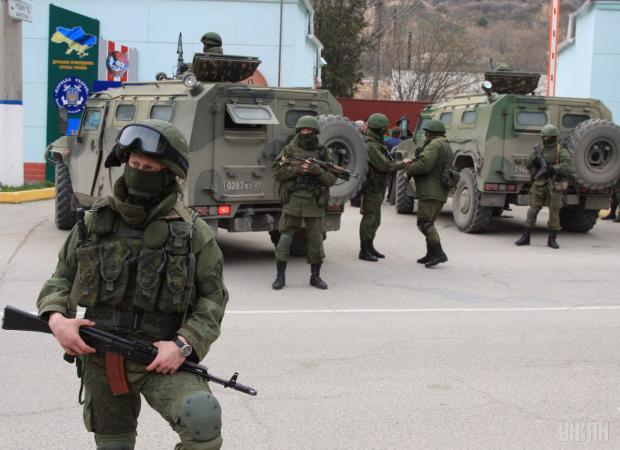 У Криму сталася збройна сутичка між російськими військовими та прикордонною службою ФСБ. Ілюстрація:http://www.unian.ua/