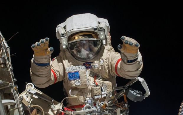 Російський космонавт. Фото: соцмережі.