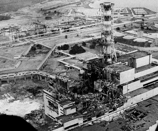 Чорнобильська АЕС. 1986 рік. Вибух на 4-му реакторі. Фото: unso.in.ua.