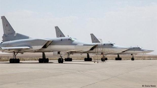 Російські бойові літаки на базі в Хамадані. Ілюстрація:www.dw.com