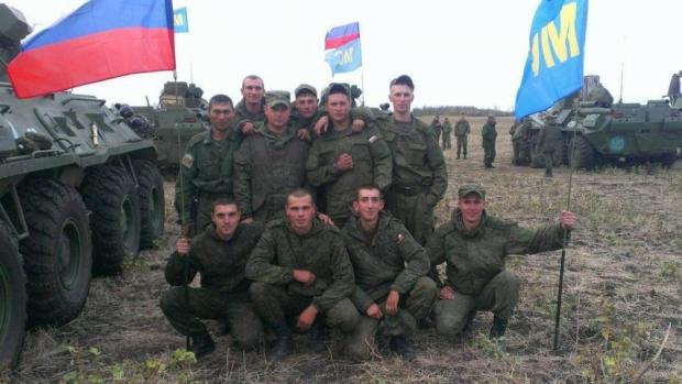 Російські бойовики на Донбасі. Фото: trkprostir.com.ua.