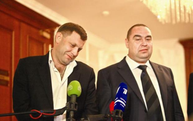 Захарченко та Плотницький. Фото: РБК.